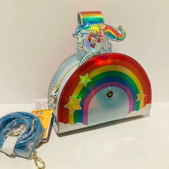 Loungefly x Rainbow Brite & Starlite Colorful Light-Up Figural Crossbody Bag - Picture 4 of 6